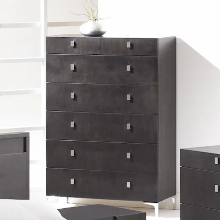 Contemporary 6 Drawer Chest